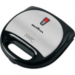 SANDUICHEIRA GRILL BRITANIA CROME INOX
