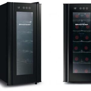 ADEGA BRASTEMP ALLBLACK  BZC12BE SD