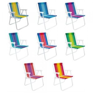 CADEIRA DE PRAIA MOR ALTA FERRO