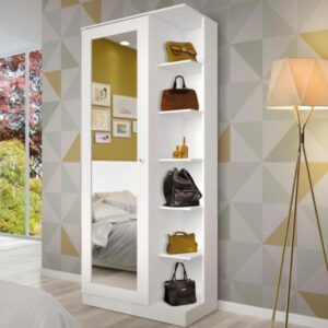 ARMARIO HENN MULTIUSO DUETTO 1PTA C/ESPELHO D182