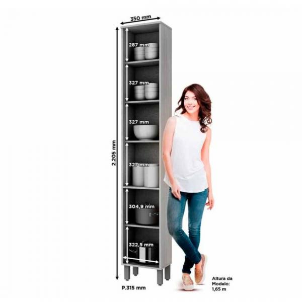PANELEIRO HENN CONNECT SIMPLES 2PT - Imagem 2