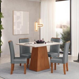 CONJ MESA DJ DULCE 1,20X0,90 4 CAD ZOE 320912