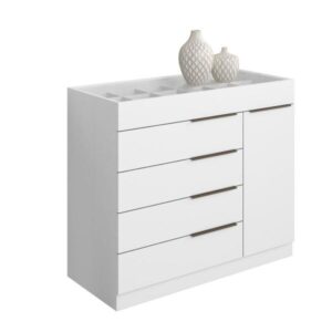 COMODA ARAMOVEIS 1P 5GV C/ PORTA JOIAS