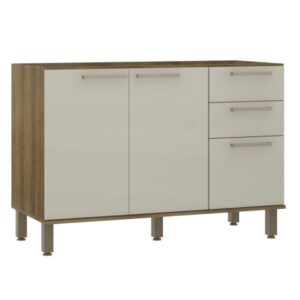 BALCAO LUCIANE ISIS 3PT 2GV S/ TP 1,20