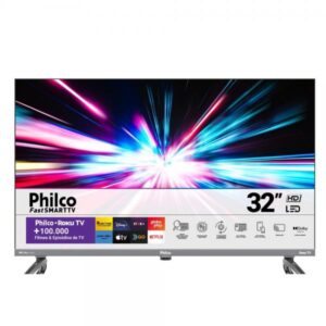 TV 32" PHILCO SMART LED ROKU DOLBY AUDIO PTV32K34RKGB