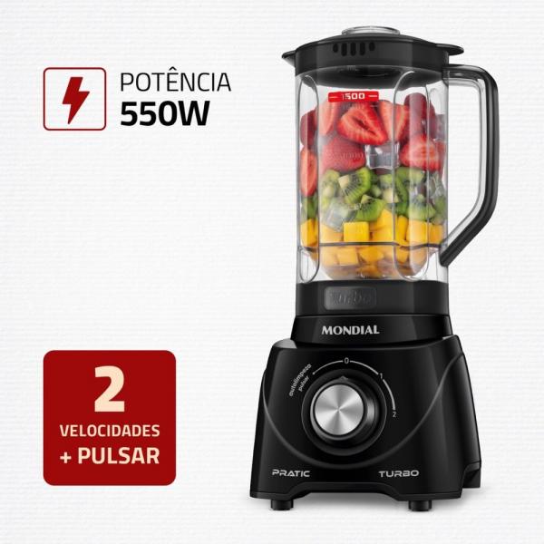 LIQUIDIFICADOR MONDIAL L-98-B - Imagem 2