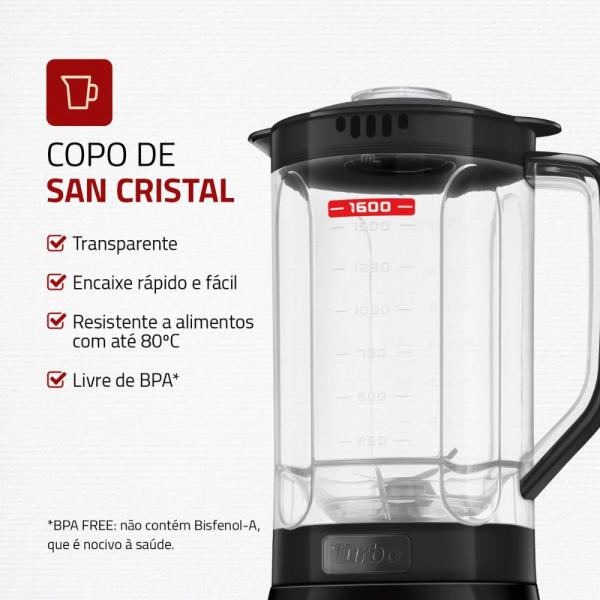 LIQUIDIFICADOR MONDIAL L-98-B - Imagem 3