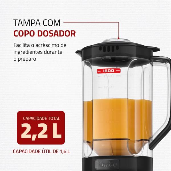 LIQUIDIFICADOR MONDIAL L-98-B - Imagem 4