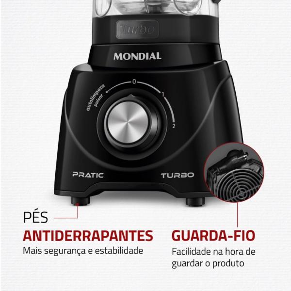 LIQUIDIFICADOR MONDIAL L-98-B - Imagem 6