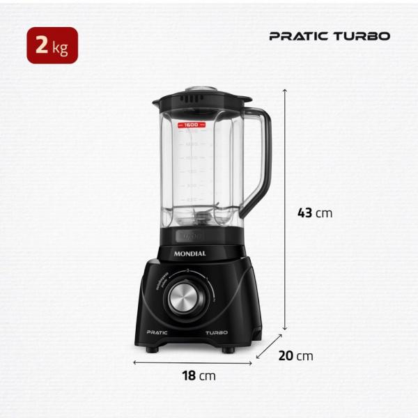 LIQUIDIFICADOR MONDIAL L-98-B - Imagem 7