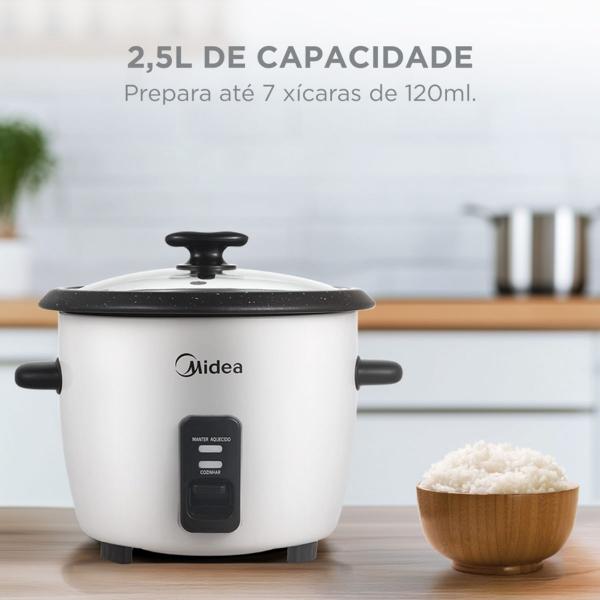 PANELA ELETRICA ARROZ MIDEA 2,5L PAE25B 7X - Imagem 7