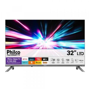 TV 32" PHILCO SMART LED ROKU DOLBY AUDIO P32CRB