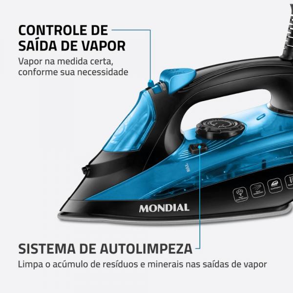 FERRO A VAPOR MONDIAL F-53 - Imagem 7