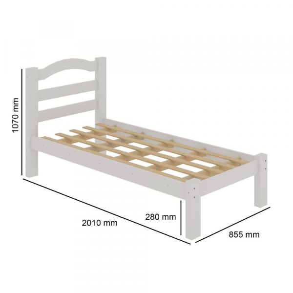CAMA ARAUNA ROBUSTA SOLTEIRO 0,78 - Imagem 3