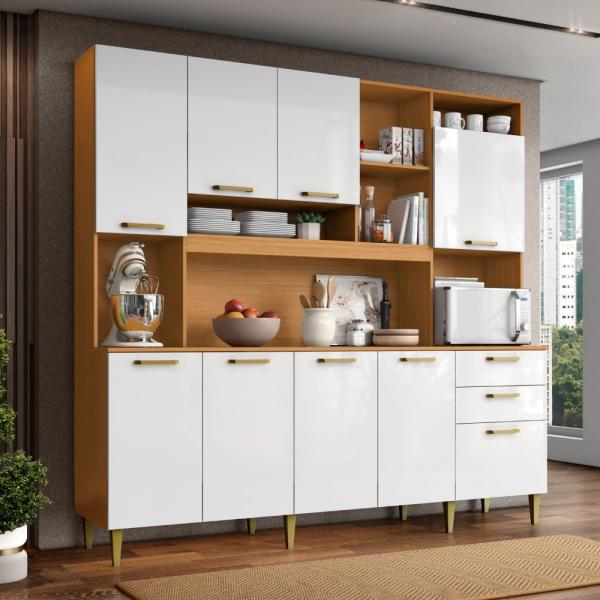 COZINHA ARAMOVEIS MEGA 2,10 9PT 2GAV C/TP