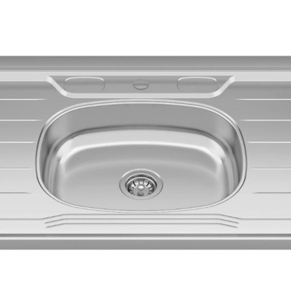 BACIA INOX DURANOX CUBA CENTRAL 1,20X0,53 - Image 2