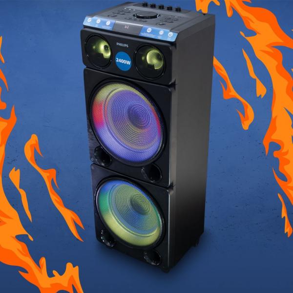 CAIXA DE SOM PHILIPS PARTY SPEAKER 2400W TAX5509 - Image 3