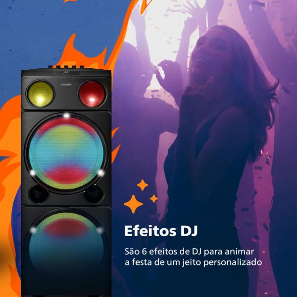 CAIXA DE SOM PHILIPS PARTY SPEAKER 2400W TAX5509 - Image 8