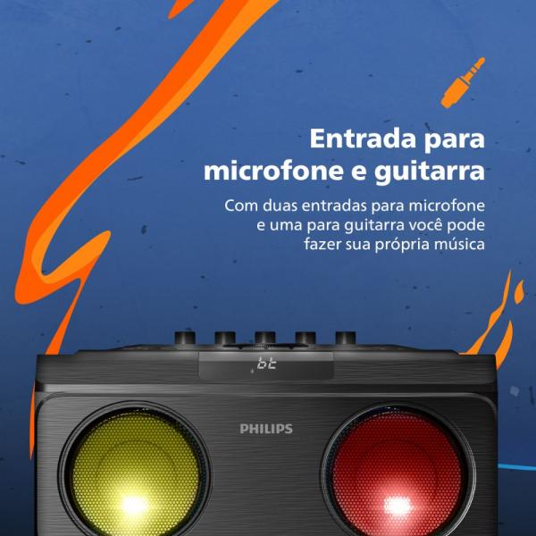 CAIXA DE SOM PHILIPS PARTY SPEAKER 2400W TAX5509 - Image 9