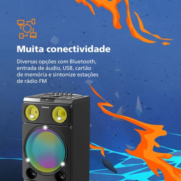 CAIXA DE SOM PHILIPS PARTY SPEAKER 2400W TAX5509 - Image 10