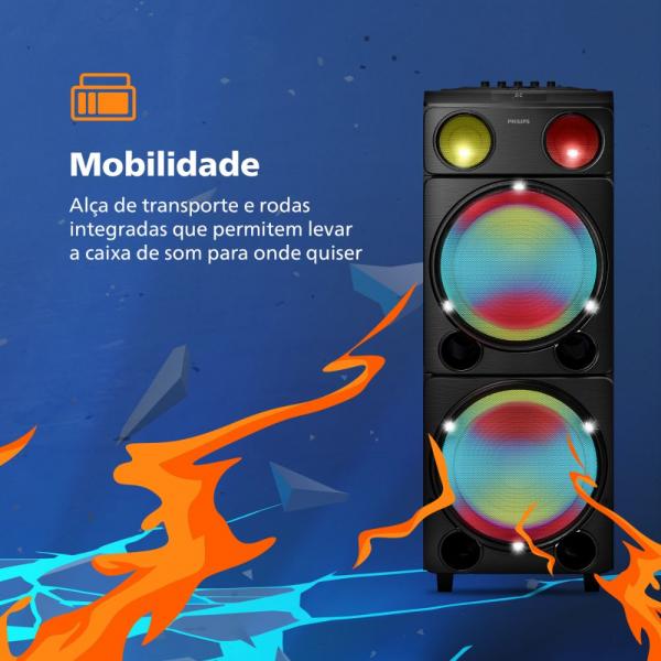CAIXA DE SOM PHILIPS PARTY SPEAKER 2400W TAX5509 - Image 11