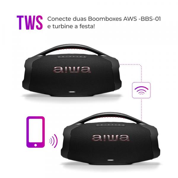CAIXA DE SOM AIWA BOOMBOX AWS-BBS01B - Image 10