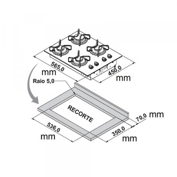 COOKTOP ITATIAIA 4BCS ESSENCIAL - Image 5