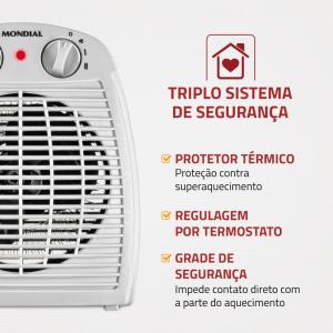 AQUECEDOR MONDIAL A-08 1500W - Image 9