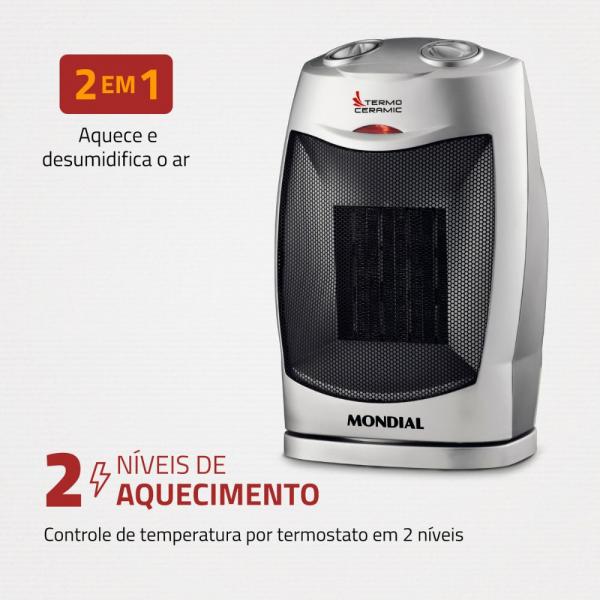 AQUECEDOR MONDIAL A-05 1500W - Image 2