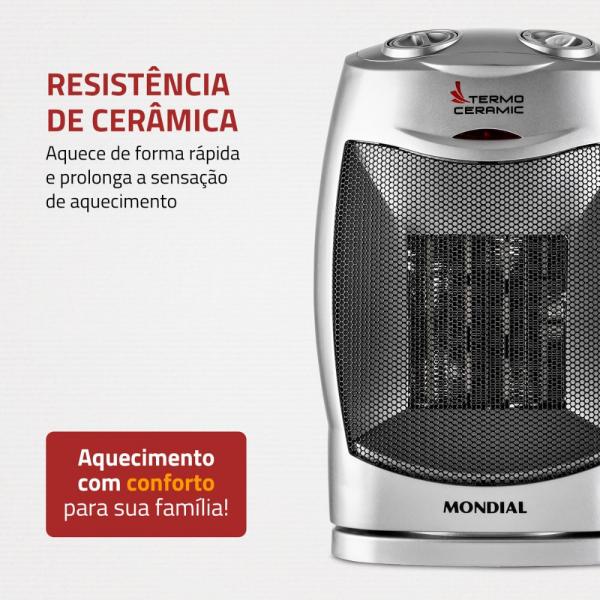 AQUECEDOR MONDIAL A-05 1500W - Image 3