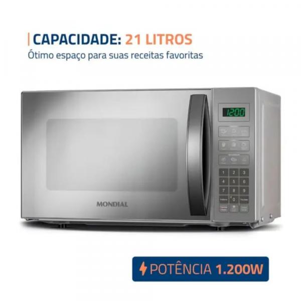MICRO-ONDAS MONDIAL MO-01-21-E ESPEL 21L - Image 2