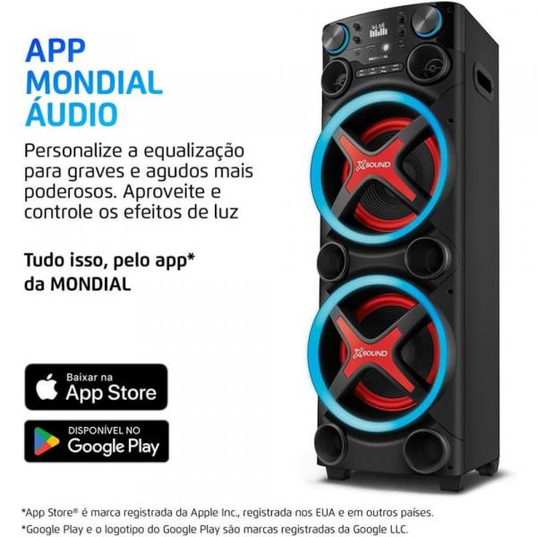 CAIXA DE SOM MONDIAL BLUETOOTH TORRE TM-2200 - Image 5