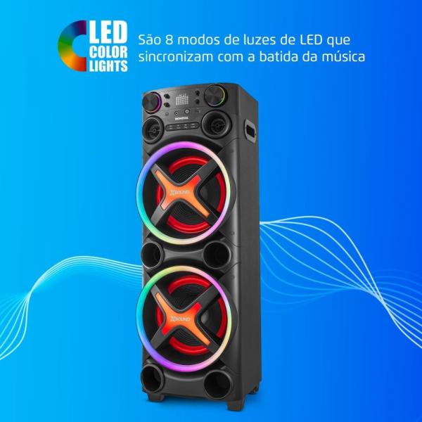 CAIXA DE SOM MONDIAL BLUETOOTH TORRE TM-2200 - Image 6
