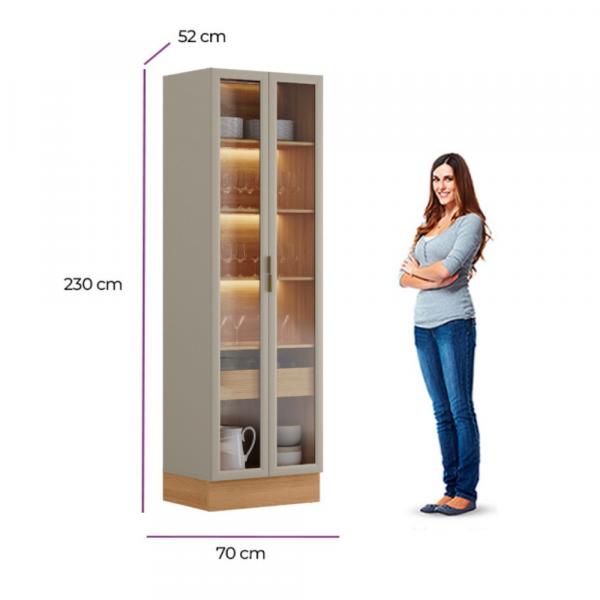 CRISTALEIRA LINEA BRASIL ALLURE 70CM C/RODAPE - Image 3