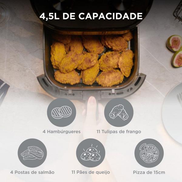 FRITADEIRA MIDEA AIR FRYER WIDEMAX 4,5L - Image 6