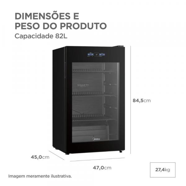 CERVEJEIRA MIDEA F. FREE INVER 82L MDRX150 - Image 4