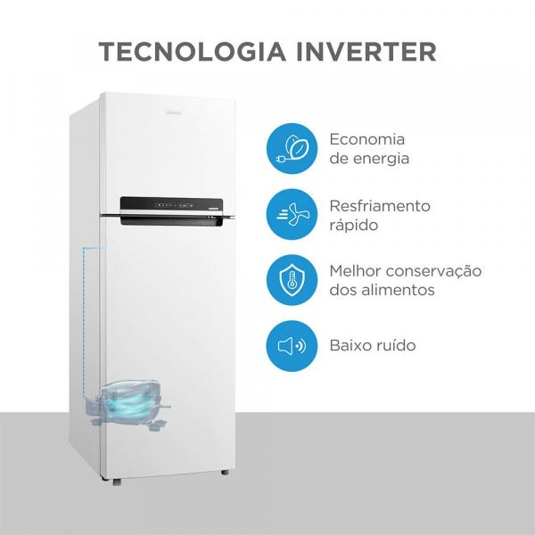 REFRIGERADOR MIDEA F.FREE DUPLEX MD-RT533 INVER 394L - Image 5