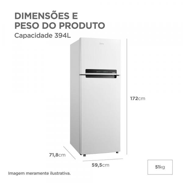 REFRIGERADOR MIDEA F.FREE DUPLEX MD-RT533 INVER 394L - Image 7