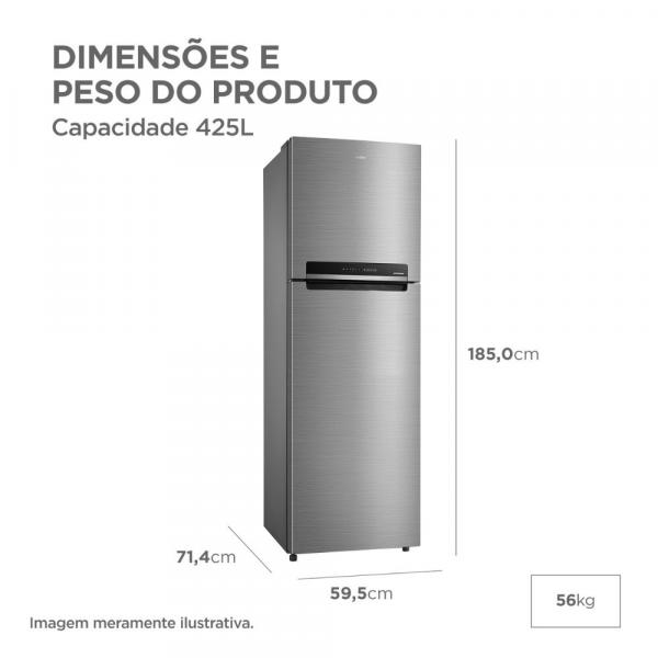 REFRIGERADOR MIDEA F.FREE DUPLEX MD-RT572 INVER BIV 425L - Image 6