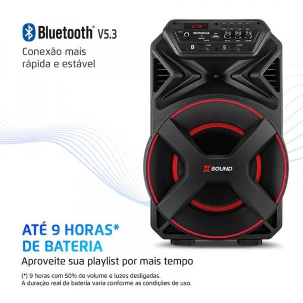 CAIXA DE SOM MONDIAL XSOUND CM-300-N - Image 4